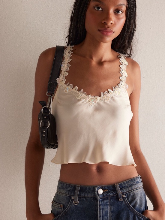 Free People Tops - NWT City Lights Cropped Cami- Free People